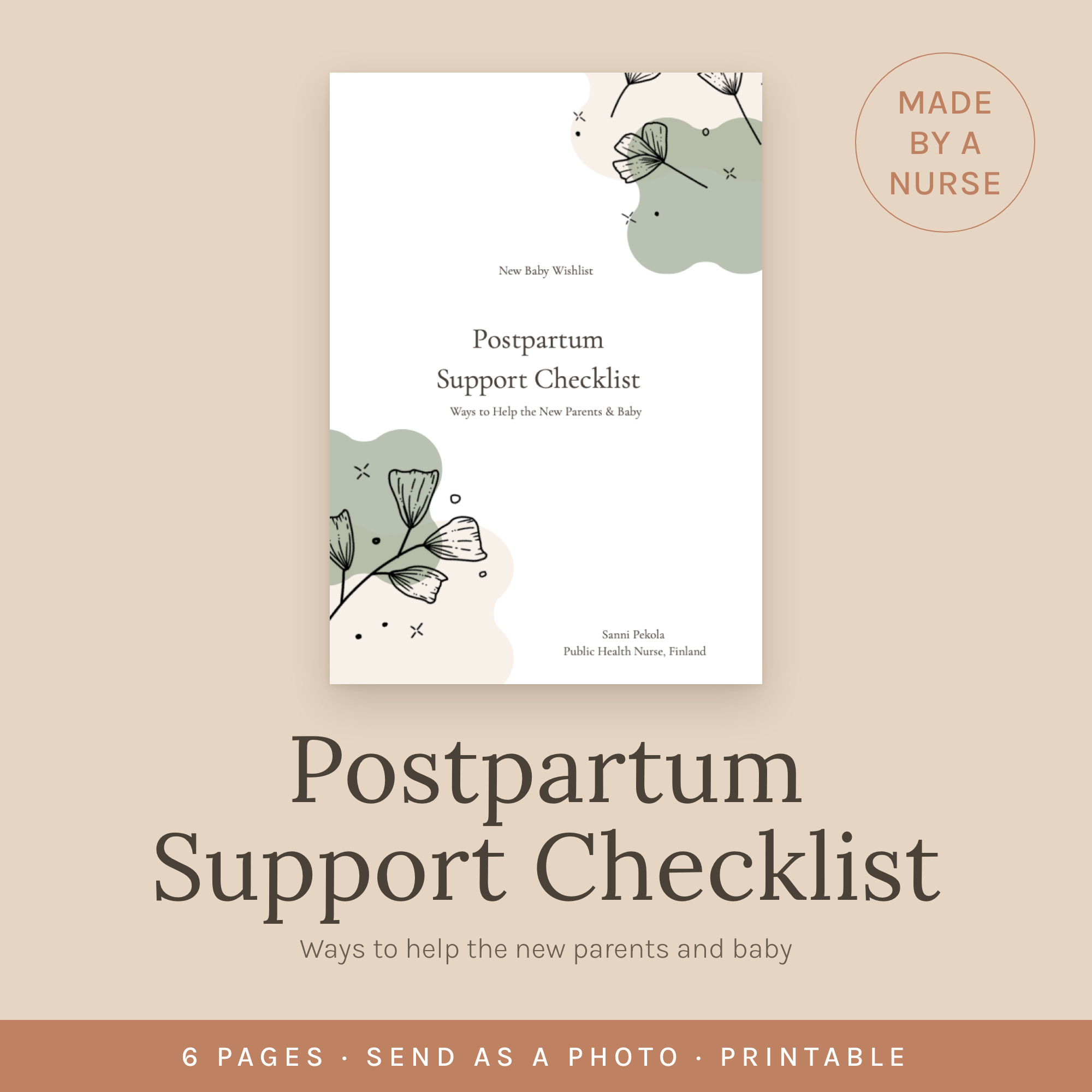Postpartum Support Checklist
